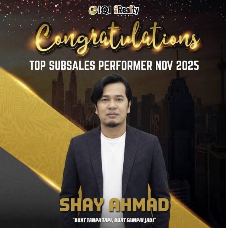 Top Subsales Performer, Nov 2025